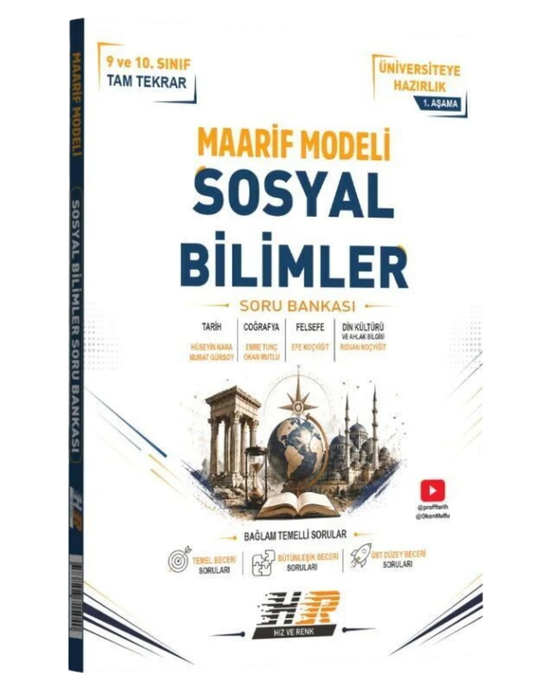 Hız ve Renk Yayınları Sosyal Bilimler Maarif Modeli 1. Aşama Soru Bankası