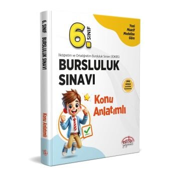 6. Sınıf Bursluluk Sınavı Konu Anlatımlı Editör Yayınları