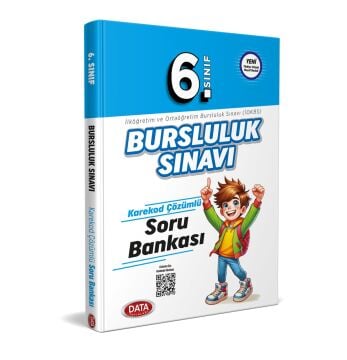 6. Sınıf Bursluluk Sınavı Soru Bankası - Karekod Çözümlü Data Yayınları