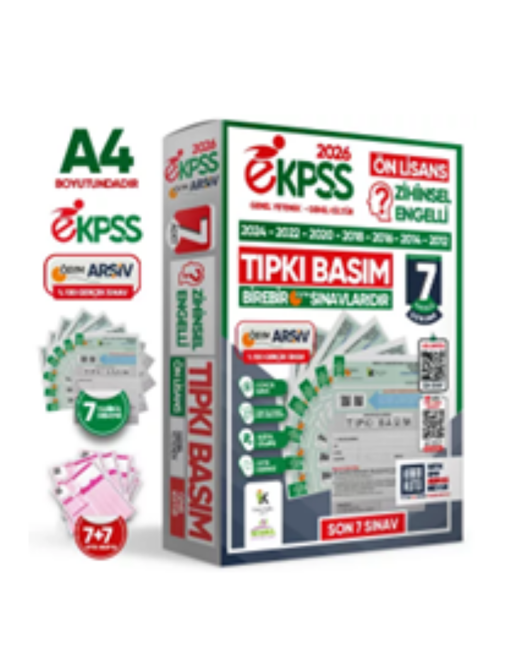 2026 EKPSS Lisans ÖSYM Zihinsel Engelli Çıkmış Soru Tıpkı Basım 7li Fasikül Deneme Paketi İnformal Yayınları