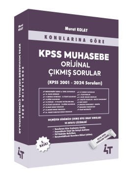(KONULARINA GÖRE) KPSS MUHASEBE Orijinal Çıkmış Sorular 4t Yayınları