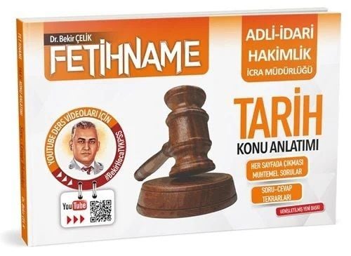 Bekir Çelik Adli İdari Hakimlik İcra Müdürlüğü FETİHNAME Tarih Konu  Anlatımı Bekir Çelik