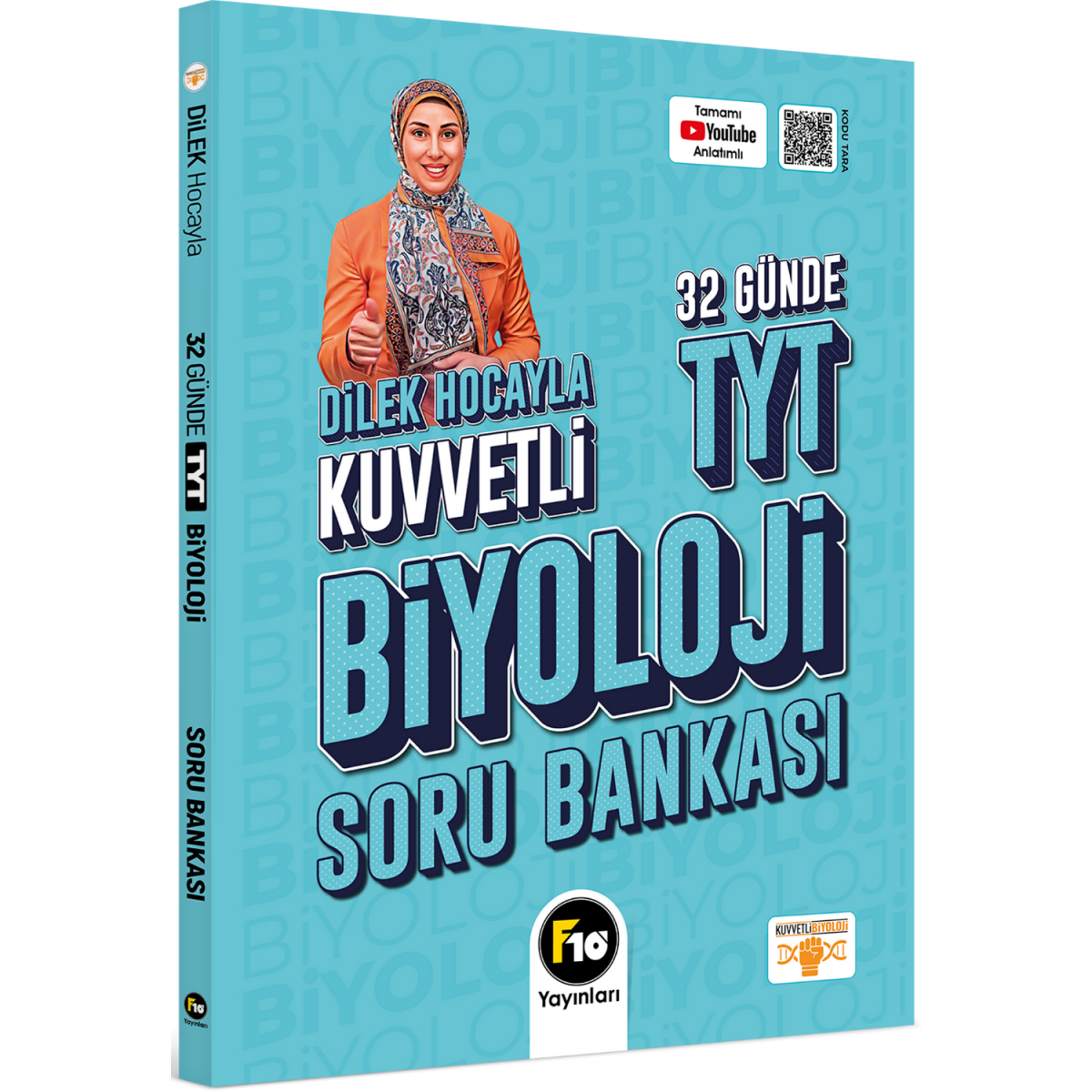 F10 Yayınları / Dilek Hocayla 32 Günde TYT Biyoloji Soru Bankası