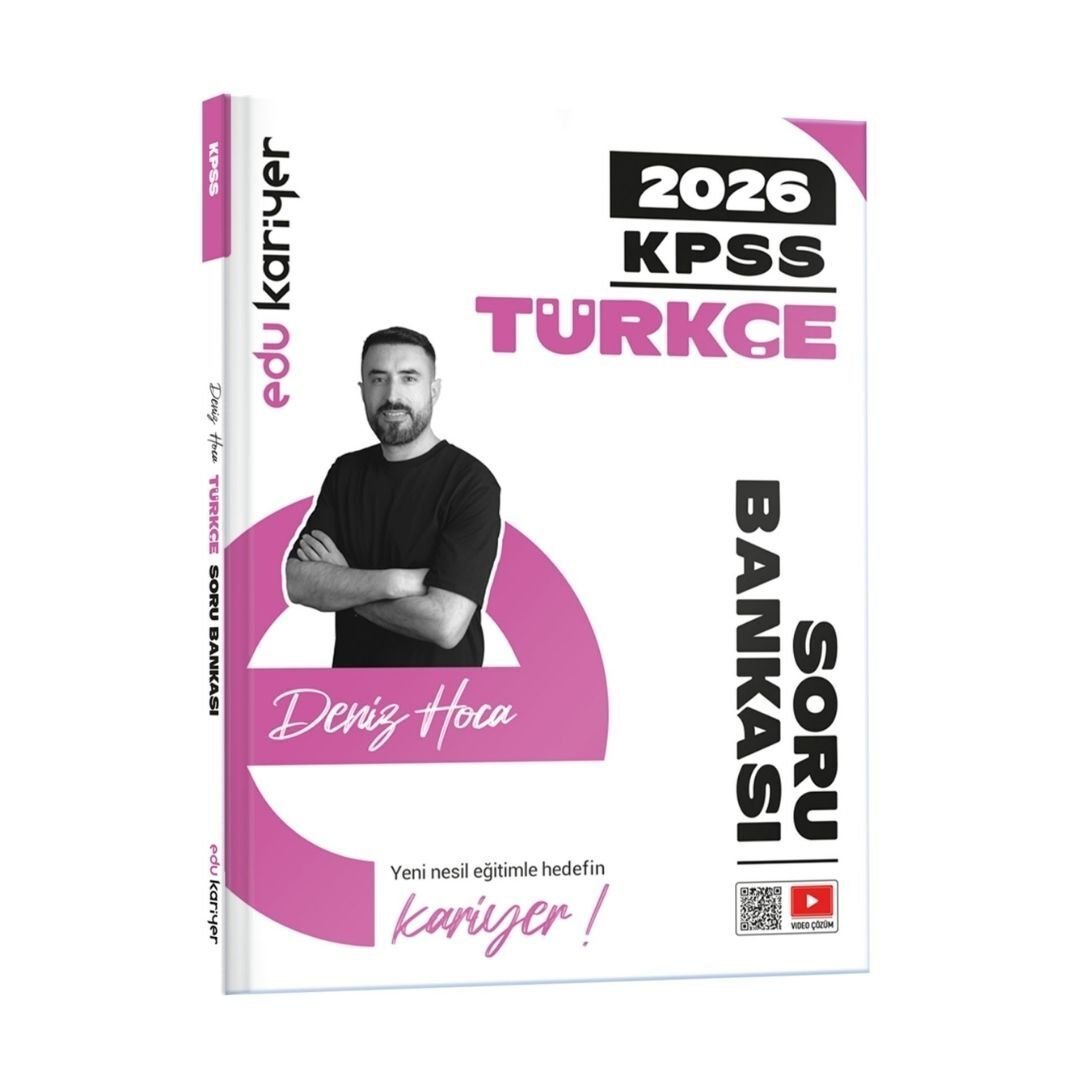 Edu Kariyer Deniz Hoca KPSS Türkçe Video Çözümlü Soru Bankası