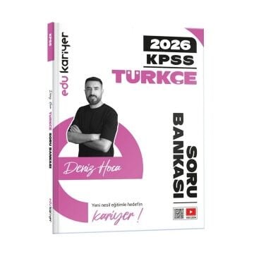 Edu Kariyer Deniz Hoca KPSS Türkçe Video Çözümlü Soru Bankası
