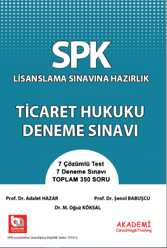 SPK Ticaret Hukuku Deneme Sınavı