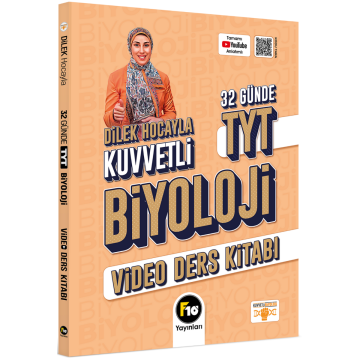 F10 Yayınları / Dilek Hocayla 32 Günde TYT Biyoloji Video Ders Kitabı