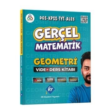 KR Akademi Gerçel Matematik DGS KPSS TYT ALES Geometri Video Ders Kitabı