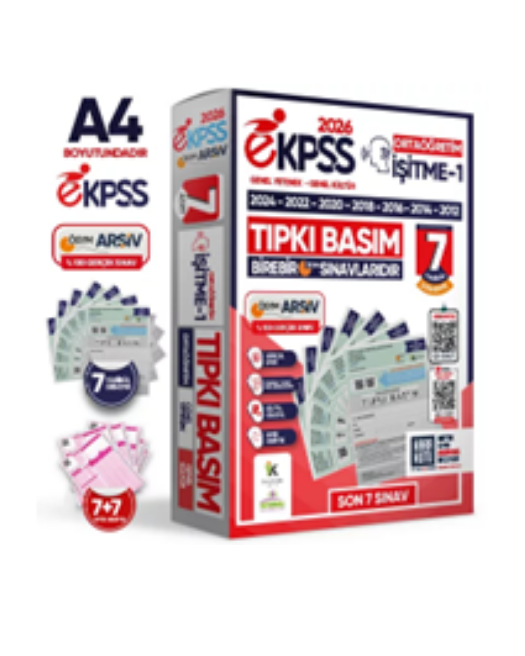 2026 EKPSS Ortaöğretim ÖSYM İşitme-1 Çıkmış Soru Tıpkı Basım 7li Fasikül Deneme Paketi Dijital Cevap İnformal Yayınları