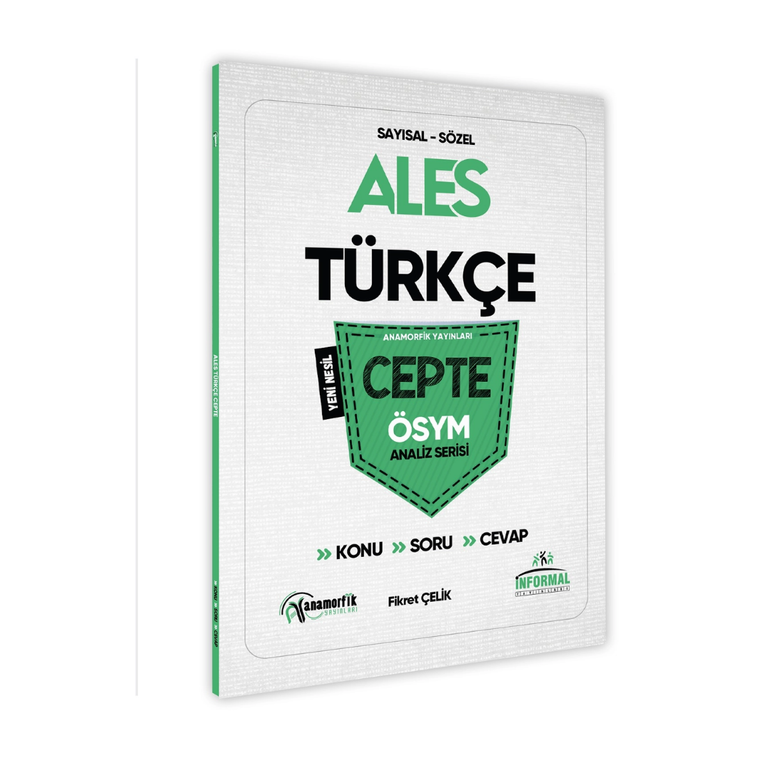 2025 ALES Türkçe Cepte Konu-Soru-Konu-Cevap ÖSYM Analiz Serisi İnformal Yayınları