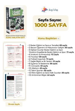 Dizgi Kitap 2027 MEB-AGS ÖABT Altın Gol Besyo Beden Eğitimi Öğretmenliği Konu Anlatım Seti - Emir Beyazıt, İbrahim Ögür