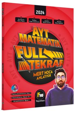F10 Yayınları YKS AYT Matematik Full Tekrar Video Ders Kitabı - Mert Hoca