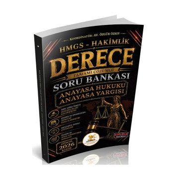 Savaş Yayınları HUKAL HMGS-Hakimlik Derece Anayasa Hukuku Anayasa Yargısı Soru Bankası