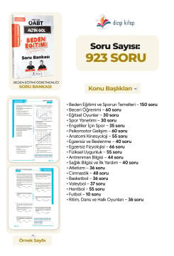 Dizgi Kitap 2027 MEB-AGS ÖABT Altın Gol Besyo Beden Eğitimi Öğretmenliği Tamamı Çözümlü Soru Bankası - Emir Beyazıt, İbrahim Ögür
