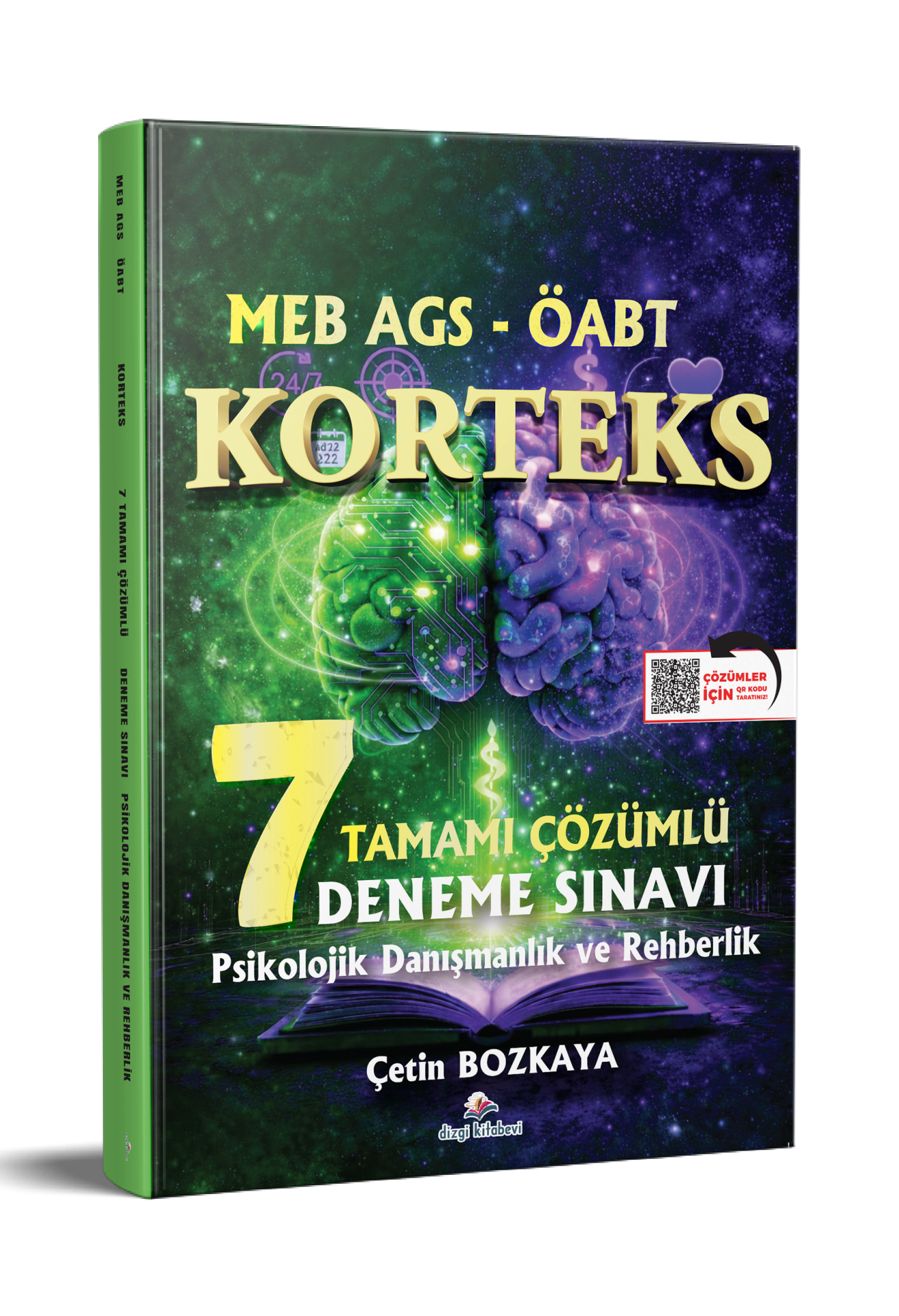Dizgi Kitap 2026 Meb Ags ÖABT Korteks Psikolojik Danışma ve Rehberlik Öğretmenliği Tamamı PDF Çözümlü 7 Deneme Sınavı Çetin Bozkaya