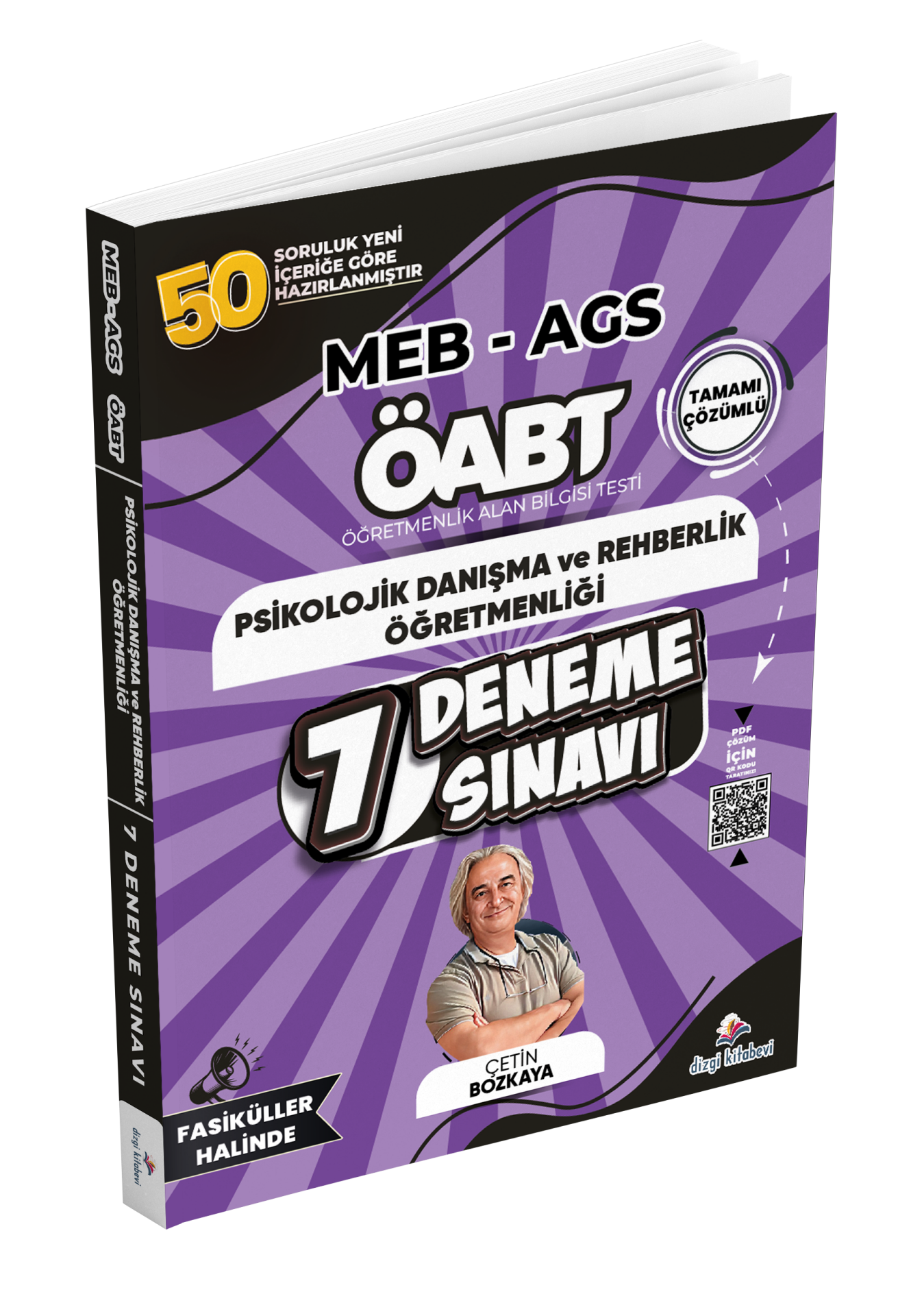 Dizgi Kitap 2025 Meb Ags ÖABT Psikolojik Danışma ve Rehberlik Öğretmenliği Tamamı PDF Çözümlü 7 Deneme Sınavı Çetin Bozkaya