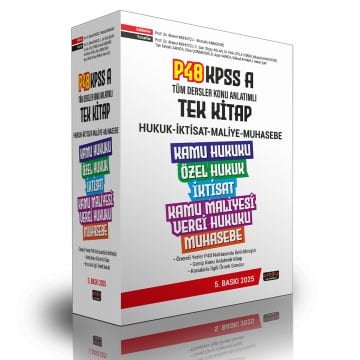 P48 KPSS A Grubu Tüm Dersler Konu Anlatımlı Tek Kitap Savaş Yayınları