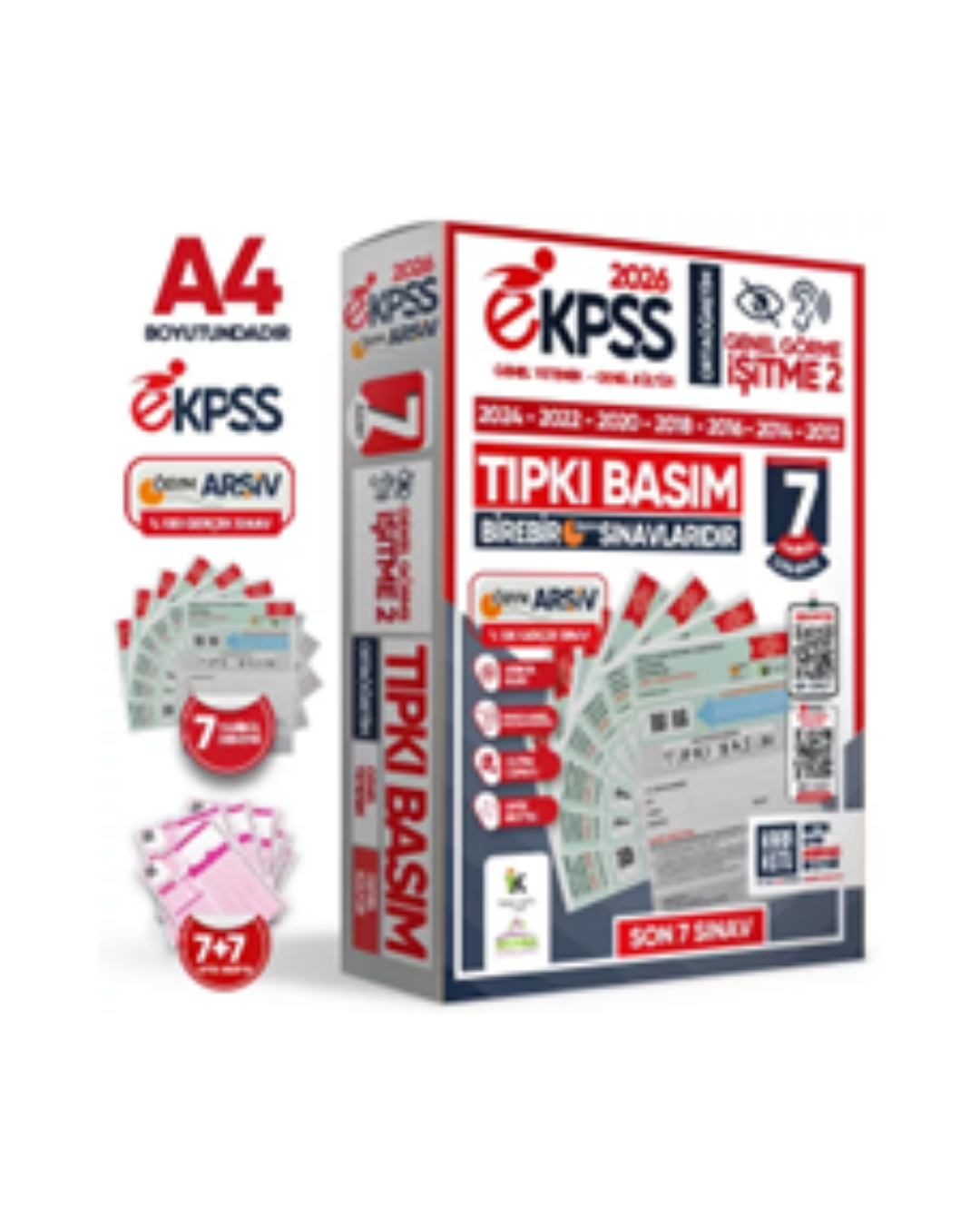 2026 EKPSS Ortaöğretim ÖSYM Genel Görme İşitme-2 Çıkmış Soru Tıpkı Basım 7li Fasikül Deneme Paketi İnformal Yayınları
