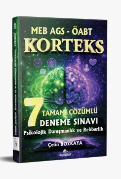 Dizgi Kitap 2026 Meb Ags ÖABT Psikolojik Danışma ve Rehberlik Öğretmenliği Tamamı PDF Çözümlü 7 Deneme Sınavı Çetin Bozkaya