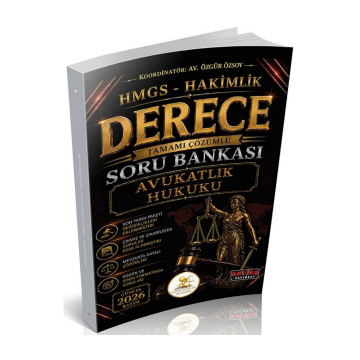 Savaş Yayınları HUKAL HMGS-Hakimlik Derece Avukatlık Hukuku Soru Bankası
