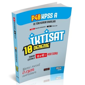 P48 KPSS A Grubu İktisat 10 Deneme 4. Baskı Savaş Yayınları