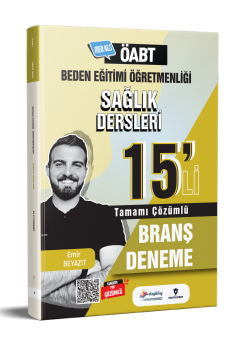 Dizgi Kitap 2027 MEB-AGS ÖABT Altın Gol Besyo Beden Eğitimi Öğretmenliği Sağlık Dersleri PDF Çözümlü 15 Deneme - Emir Beyazıt