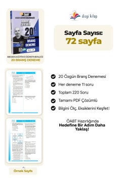 Dizgi Kitap 2027 MEB-AGS ÖABT Altın Gol Besyo Beden Eğitimi Öğretmenliği Branş Dersleri PDF Çözümlü 20 Deneme - Metin Usluoğlu
