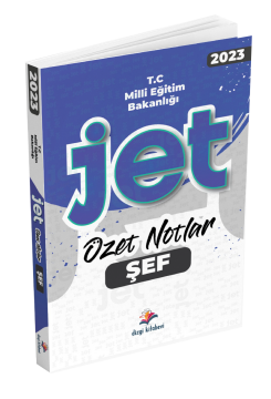 Dizgi Kitap 2023 MEB Şef Jet Özet Notlar