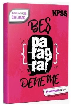 Uzman Kariyer KPSS Paragraf 5 Deneme Uzman Kariyer Yayınları