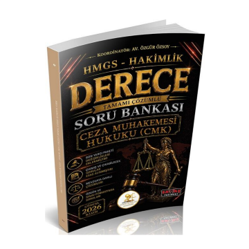 Savaş Yayınları HUKAL HMGS-Hakimlik Derece Ceza Muhakemesi Hukuku Soru Bankası