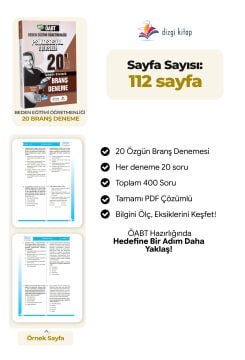 Dizgi Kitap 2027 MEB-AGS ÖABT Altın Gol Besyo Beden Eğitimi Öğretmenliği Psikososyal Dersler PDF Çözümlü 20 Deneme - İbrahim Ögür