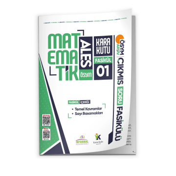 2026 ALES Matematik Kara Kutu 1.Fasikül ÖSYM Çıkmış Soru Temel Kavramlar Sayı Basamakları Modüler Set İnformal Yayınları