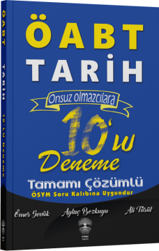 2023 Öabt Tarih Tamamı Çözümlü 10'lu Deneme Künçe Yayınları