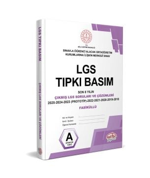 Editör Yayınları LGS Tıpkı Basım Çıkmış Sorular ve Çözümleri