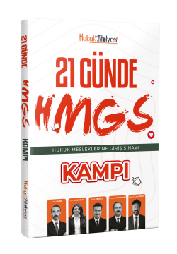 Dizgi Kitap 2026 Eylül Hukuk Atölyesi 21 günde HMGS Kamp Kitabı - İADESİZDİR.
