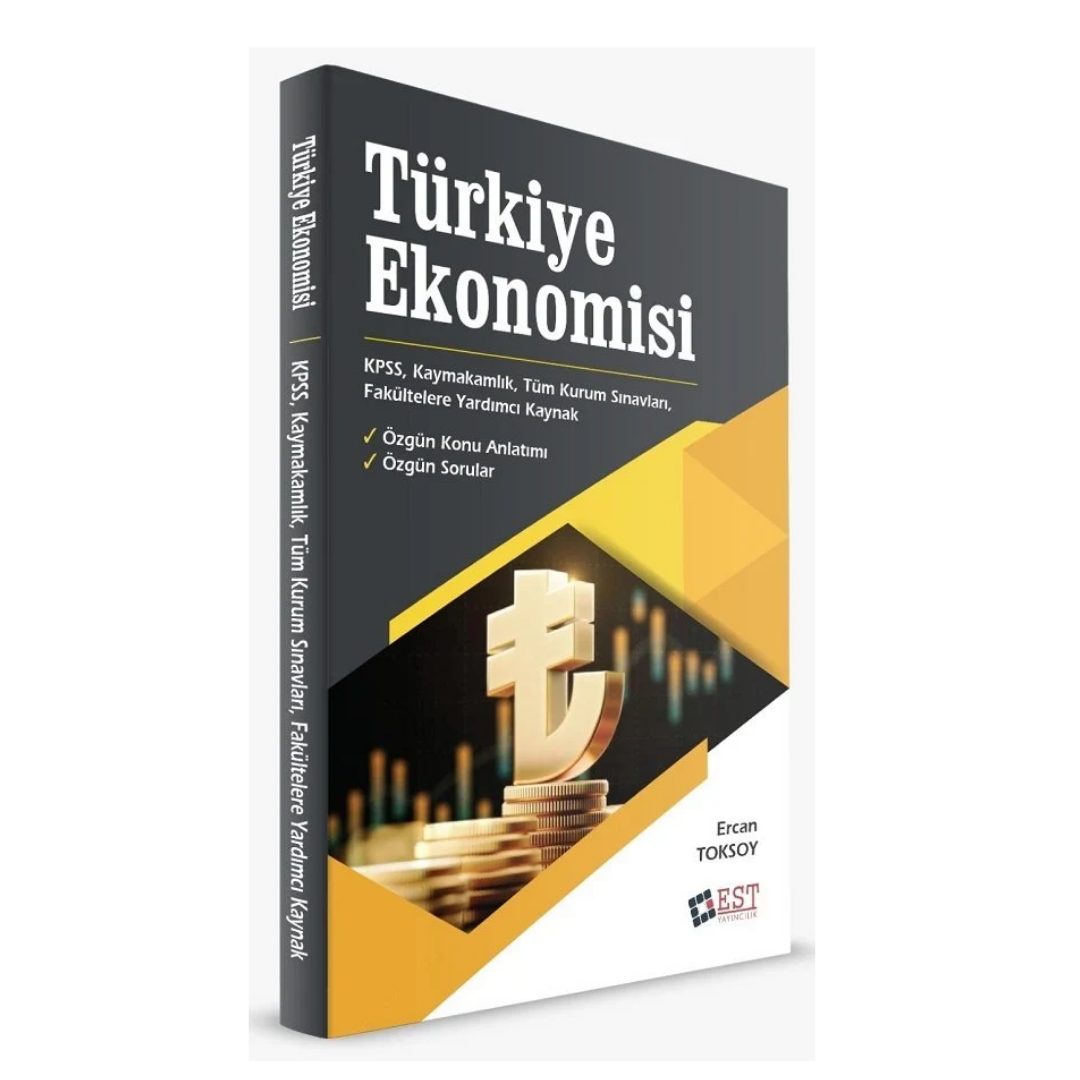 KPSS A Grubu Kaymakamlık Sınavları Türkiye Ekonomisi Konu Anlatımlı Soru Bankası EST Yayınları