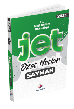 Dizgi Kitap 2023 MEB Sayman Jet Özet Notlar