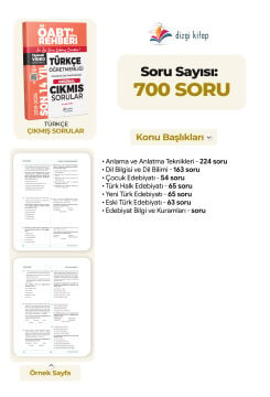 Dizgi Kitap 2027 MEB-AGS ÖABT Türkçe Öğretmenliği Son 14 Yıl Orijinal Video Çözümlü Çıkmış Sorular Umut Tetik 4. Baskı