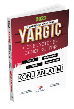 Dizgi Kitap Yargıç Hakimlik Genel Yetenek Genel Kültür Konu Anlatımı 4. Baskı 2023
