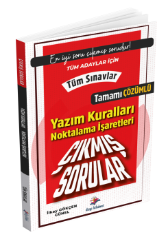 Dizgi Kitap Tüm Sınavlar İçin Yazım Kuralları Noktalama İşaretleri Tamamı Çözümlü Çıkmış Sorular