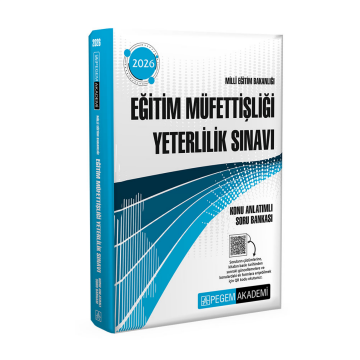 2026 MEB Eğitim Müfettişliği Yeterlilik Sınavı Konu Anlatımlı Soru Bankası Pegem Yayınları