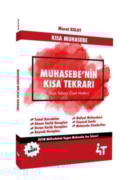 4T Yayınları KPSS A Grubu Muhasebenin Kısa Tekrarı - Murat Kolay 4T Yayınları
