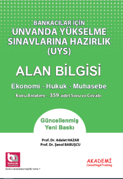 Bankacılar İçin Unvanda Yükselme Sınavlarına Hazırlık Alan Bilgisi