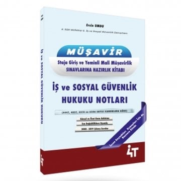 4T Yayınları Müşavir İş ve Sosyal Güvenlik Hukuku Notları Ersin Umdu