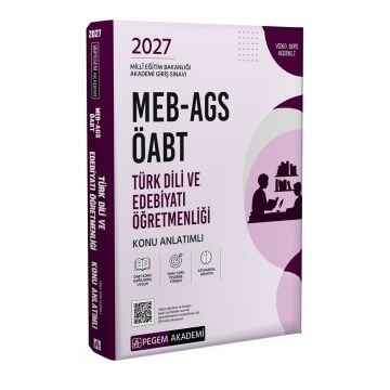 Pegem Yayınları 2027 MEB AGS ÖABT Türk Dili ve Edebiyatı Öğretmenliği Konu Anlatımlı