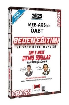 Yargı Yayınları 2025 MEB AGS ÖABT Beden Eğitimi ve Spor Öğretmenliği Son 5 Sınav Çıkmış Sorular