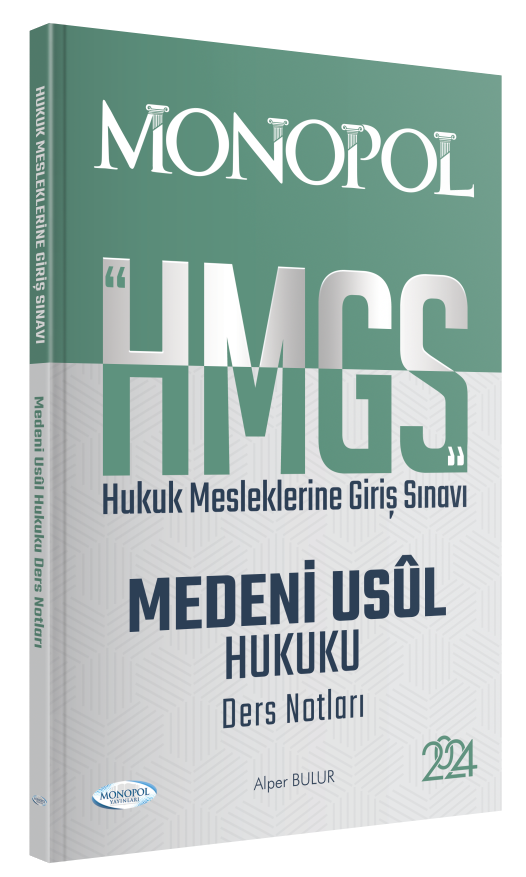 HMGS Medeni Usul Hukuku Ders Notları Monopol Yayınları