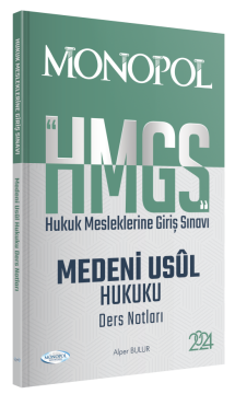 HMGS Medeni Usul Hukuku Ders Notları Monopol Yayınları