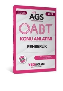Yediiklim Yayınları MEB-AGS ÖABT Rehberlik Konu Anlatımı