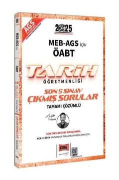 MEB AGS ÖABT Tarih Öğretmenliği Son 5 Sınav Çıkmış Sorular Yargı Yayınları